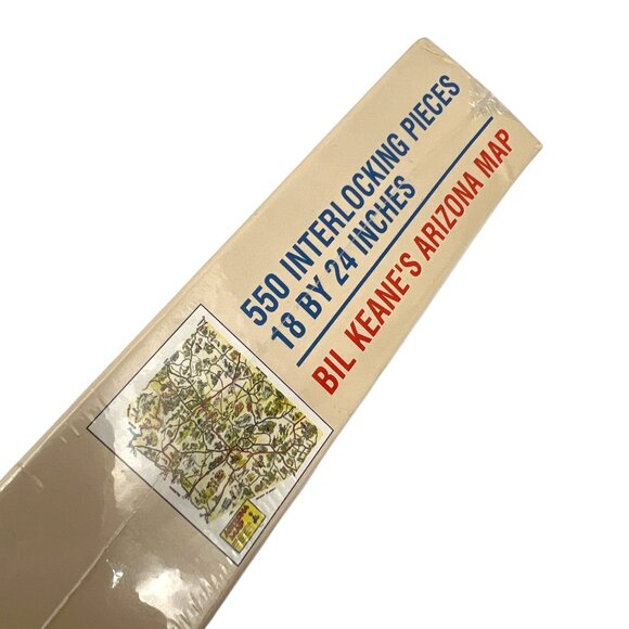 Arizona Highways Jigsaw Puzzle Bil Keane Map 550 Pieces 18x24 Inches 1991 NIB - Picture 12 of 13